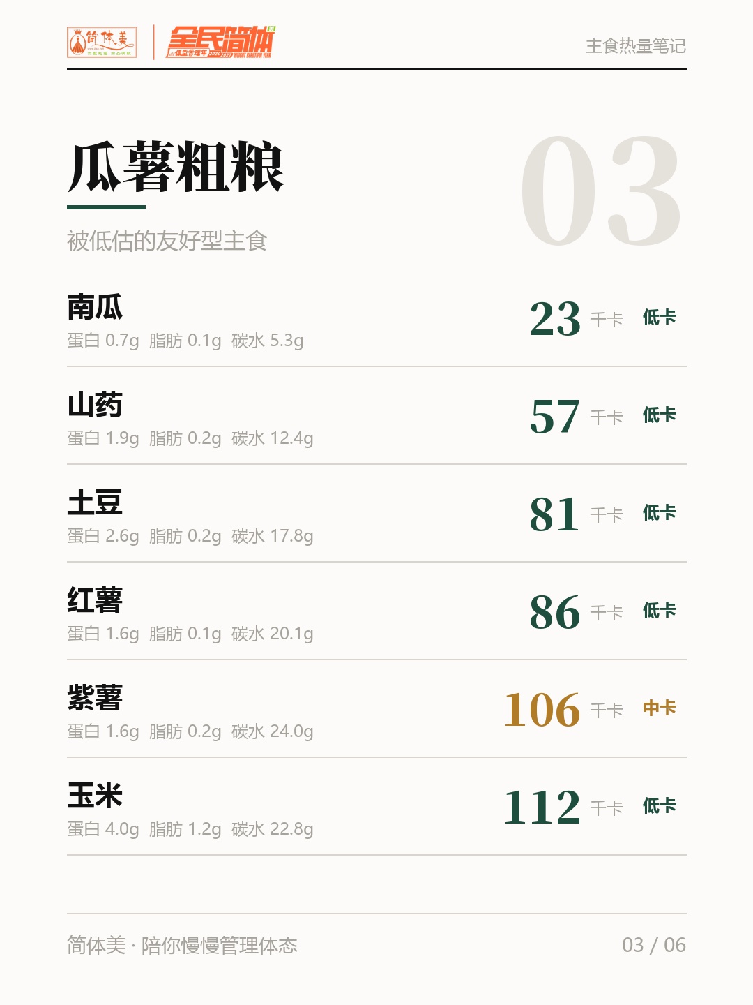 瓜薯粗粮